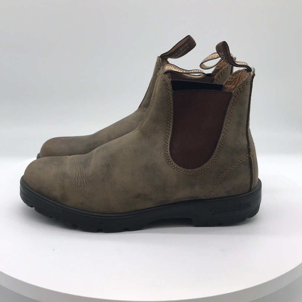 Blundstone Mens Chelsea Boot in Olive Brown size 6 US - Picture 3 of 5